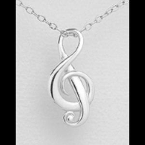 Sterling Silver Treble Pendant 🎼 ~